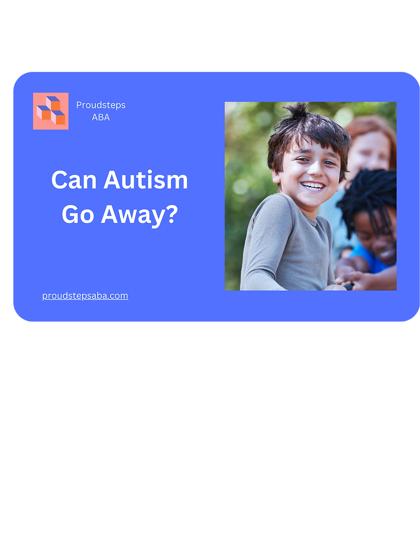 Can Autism Go Away? Proudstepsaba